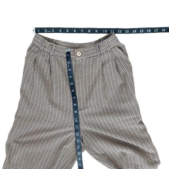 Worthington Beige Houndstooth Dress Pants Trouser Size 4 High Rise Stretch USA - Picture 9 of 9